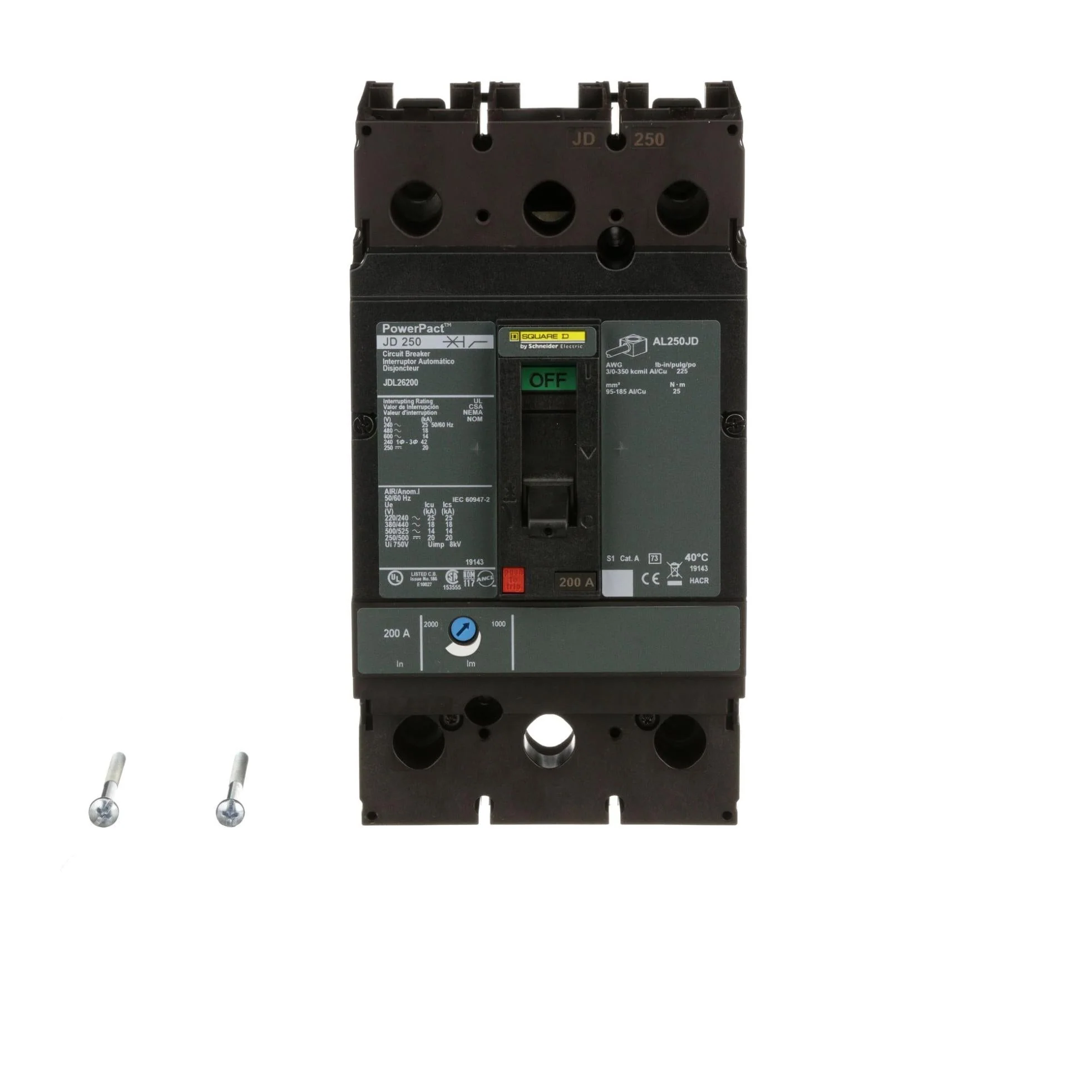 JDL26225 - Square D - Molded Case Circuit Breakers