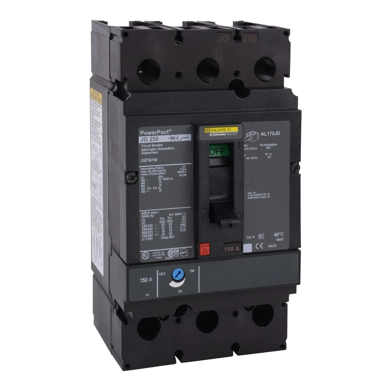 JGP36225 - Square D - Molded Case Circuit Breakers