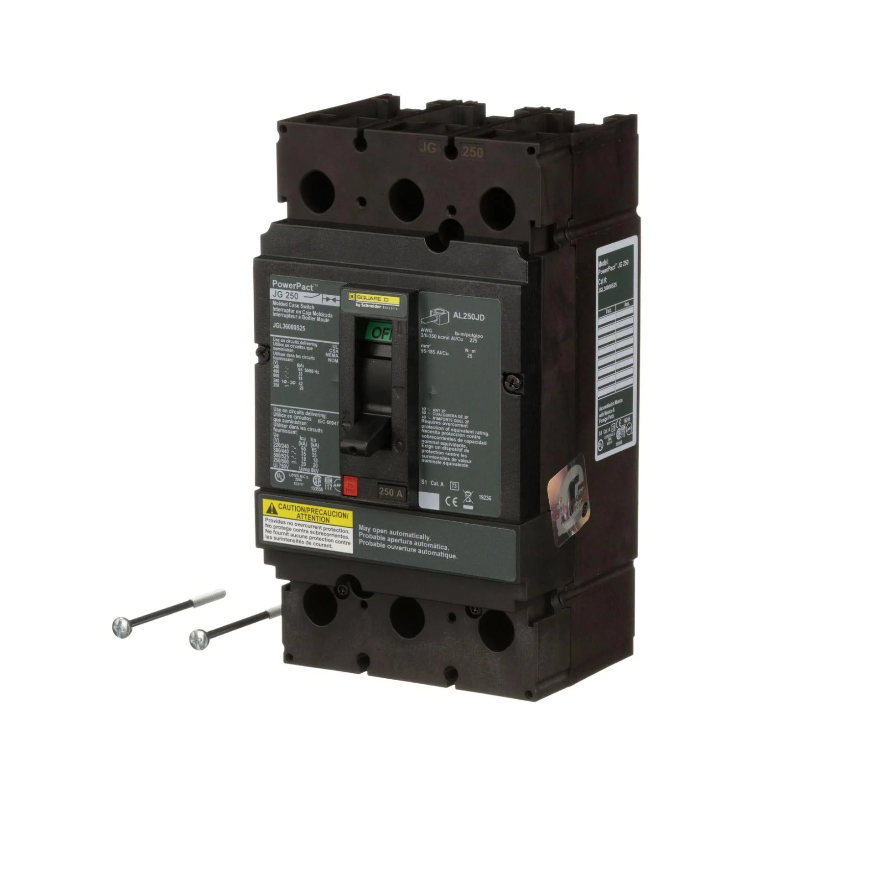 JGL36000S25 - Square D - Molded Case Circuit Breakers - Image 3