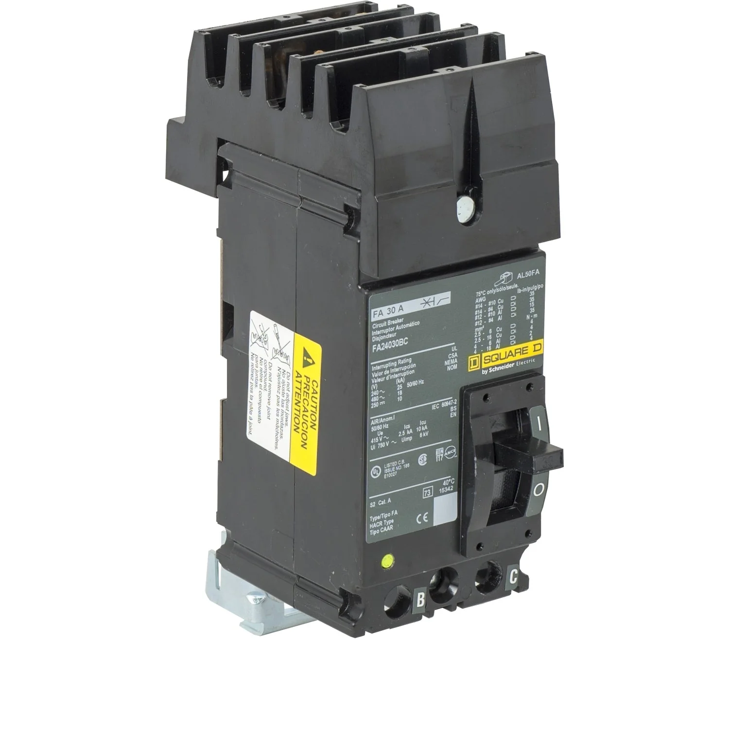 FA24030BC - Square D - 30 Amp Molded Case Circuit Breaker
