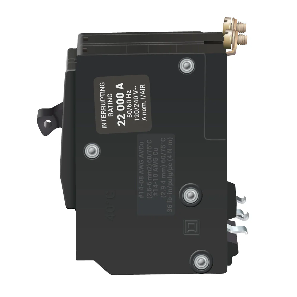 QOB240VH - Square D - 40 Amp 22kA Circuit Breaker - Image 3