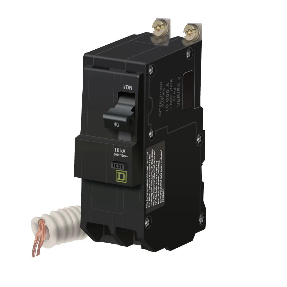 QOB240EPD - Square D - 40 Amp 30 mA GFEP Breaker - Image 2
