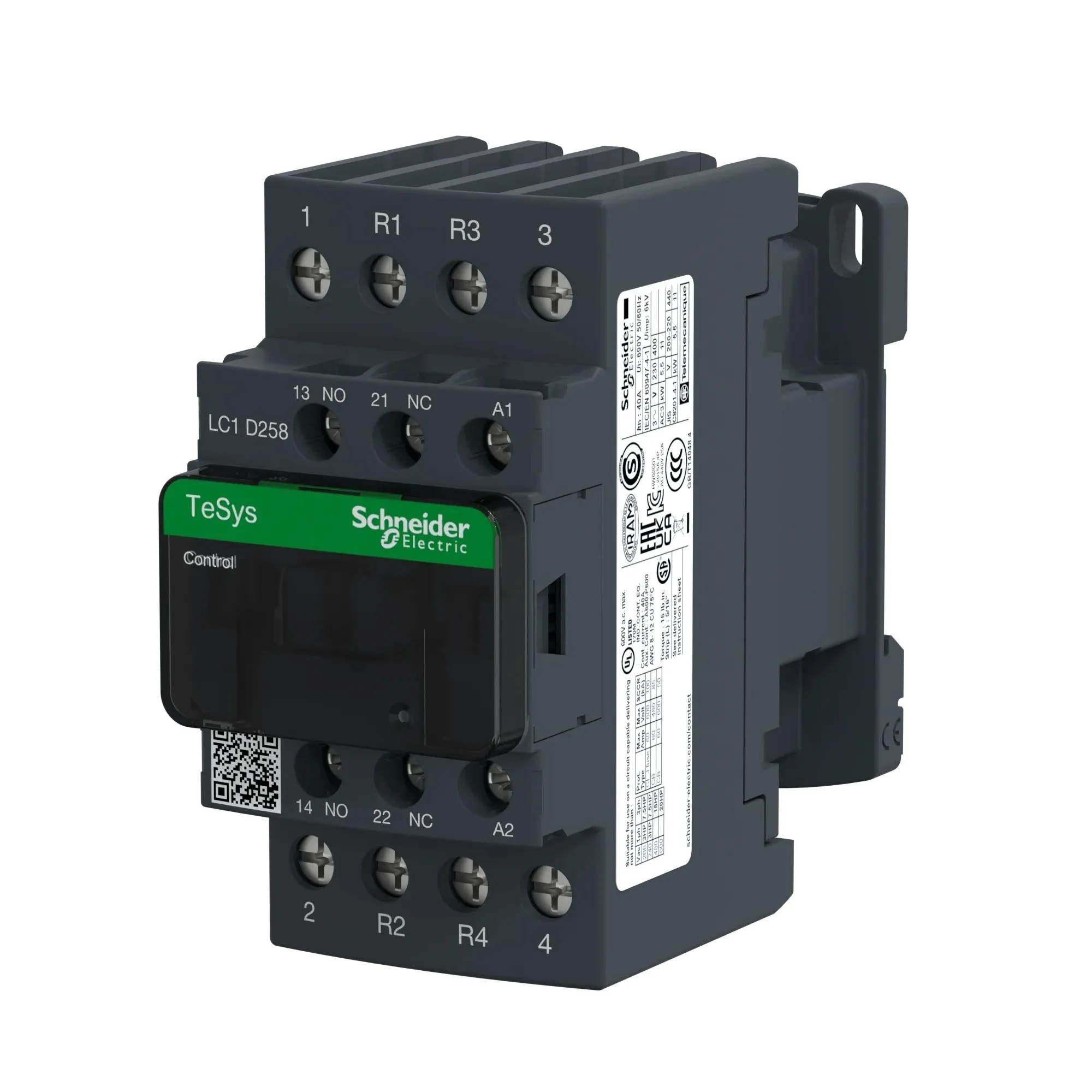 LC1D258F7 - Square D - Contactor - Image 3
