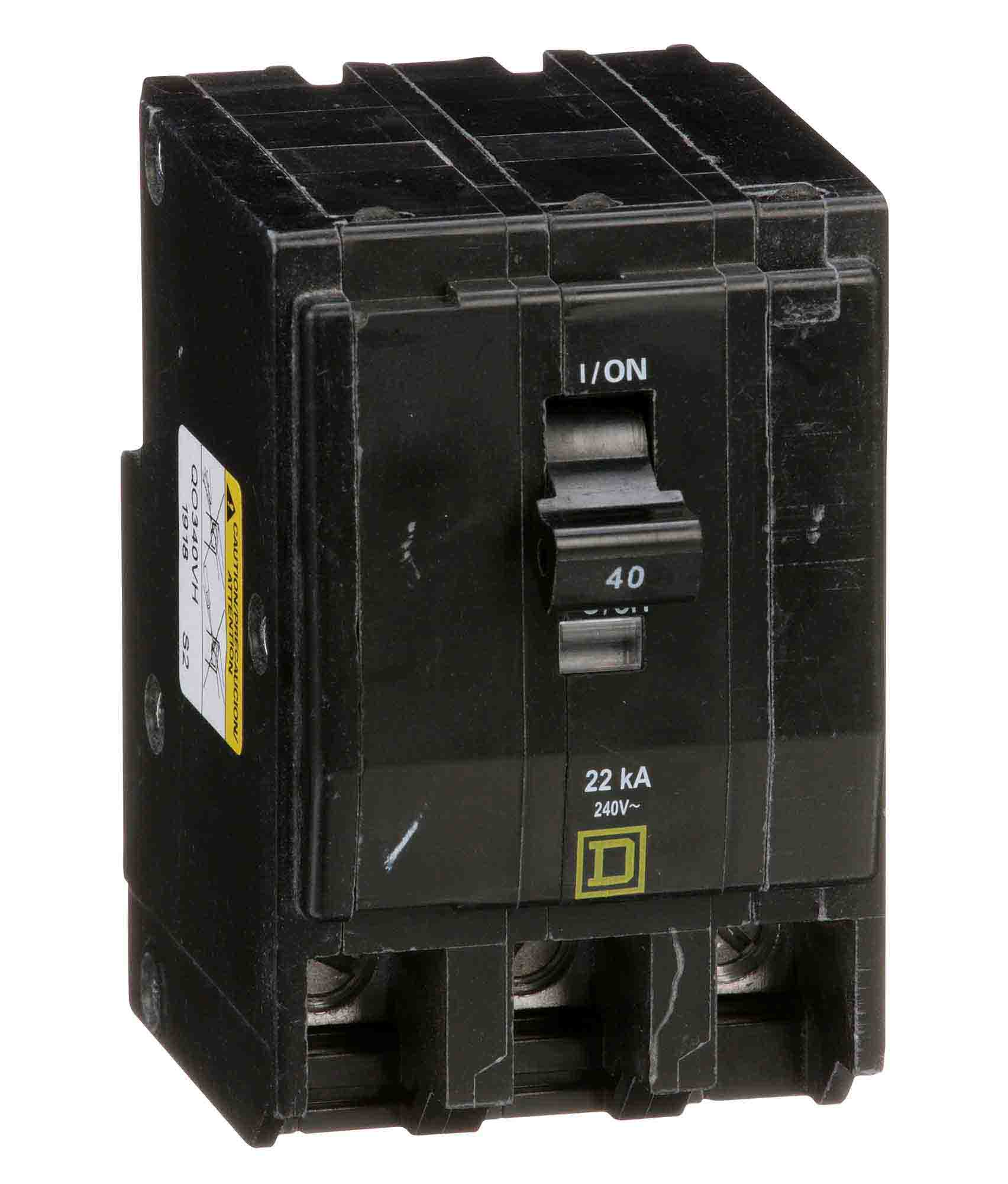 QO340VH - Square D - 40 Amp Molded Case Circuit Breaker - Image 2