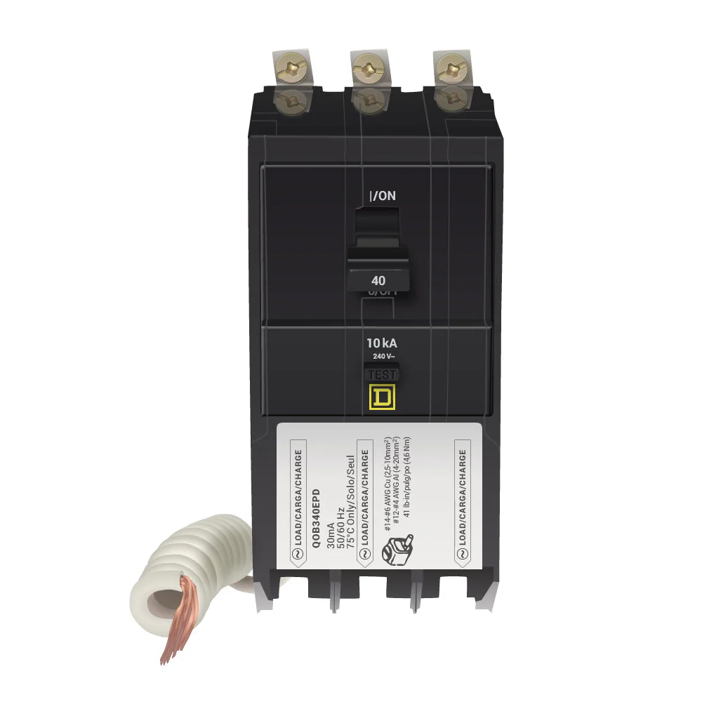 QOB340EPD - Square D - 40 Amp Molded Case Circuit Breaker