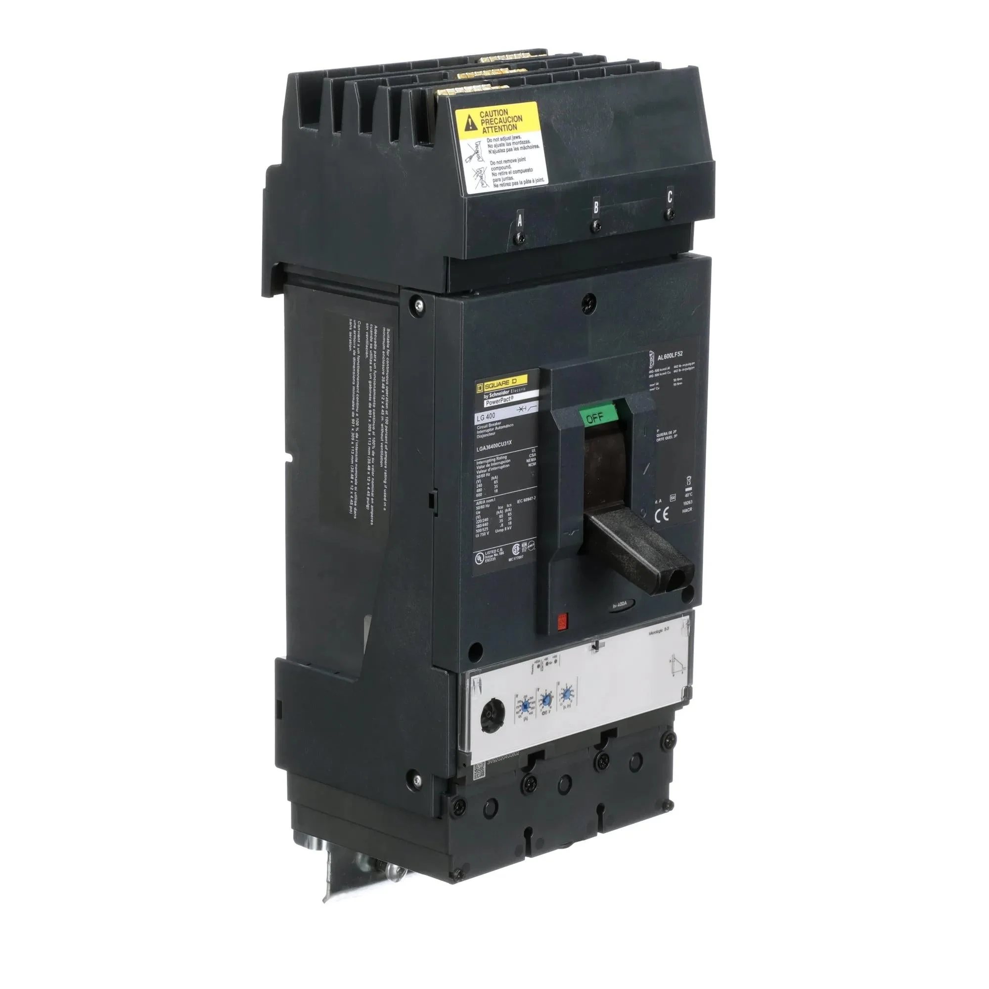 LGA36400CU31X - Square D - Molded Case Circuit Breaker - Image 2