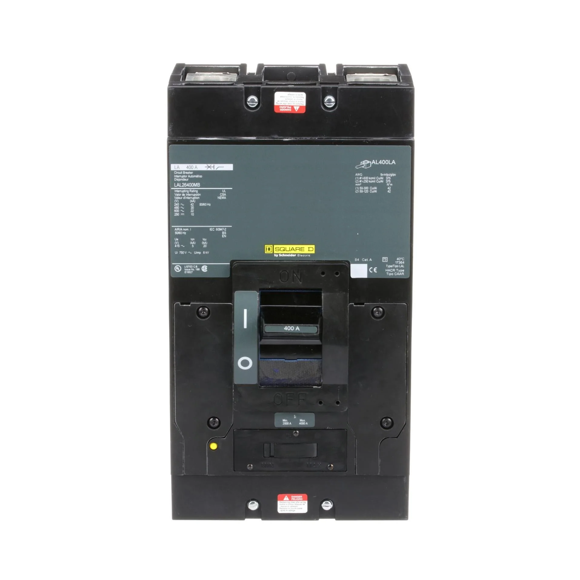 LAL26400MB - Square D - Molded Case Circuit Breakers - Image 2