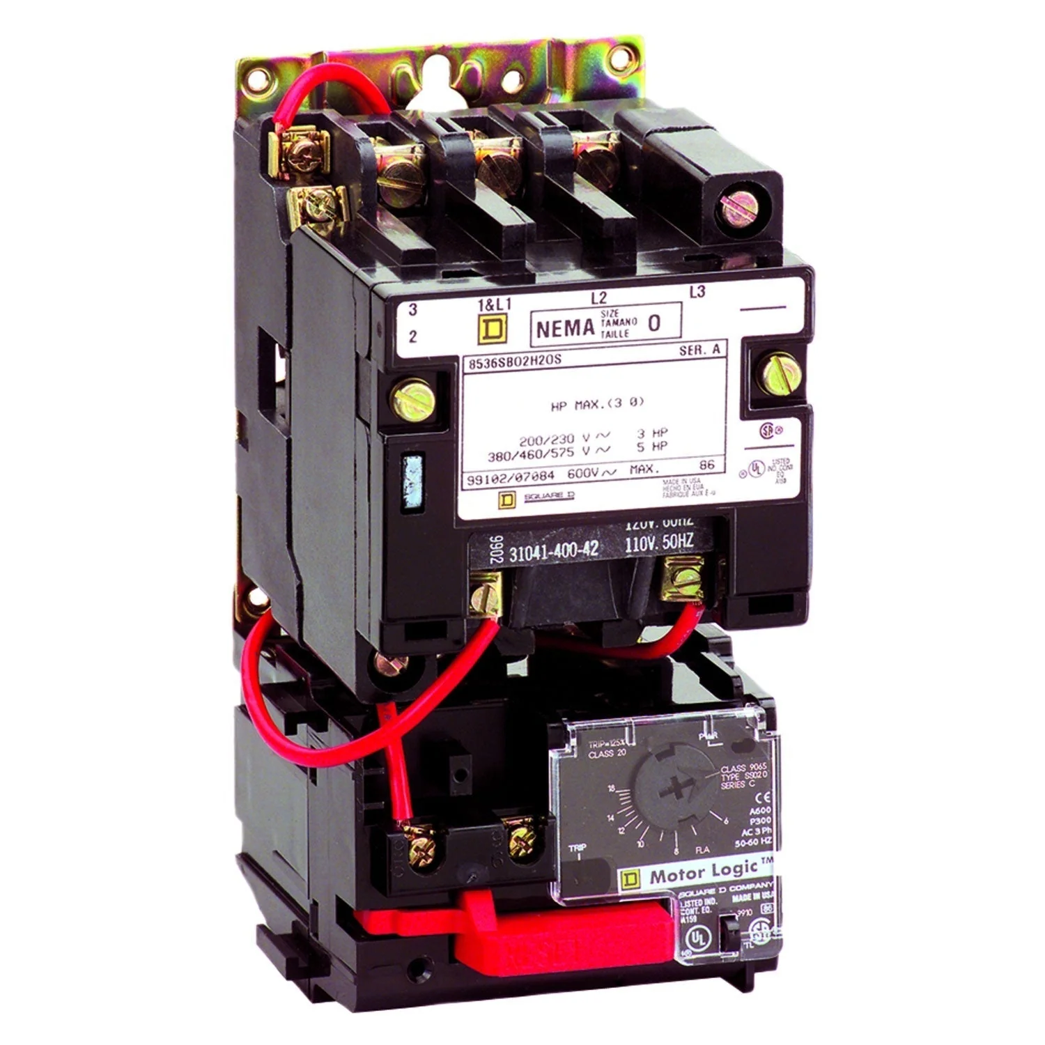 8536SDO1V02H20S - Square D - 45 Amp Electric Motor Starter