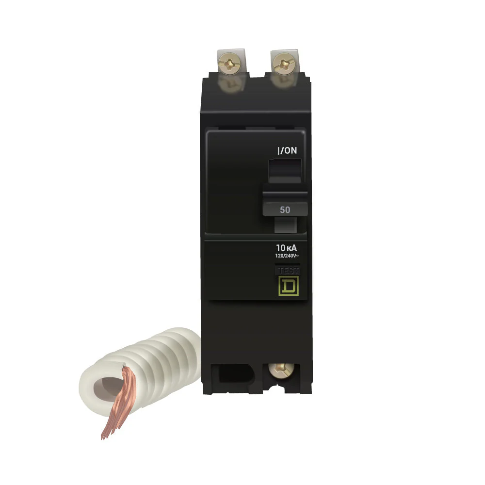 QOB250EPD - Square D - 50 Amp 30 mA GFEP Breaker