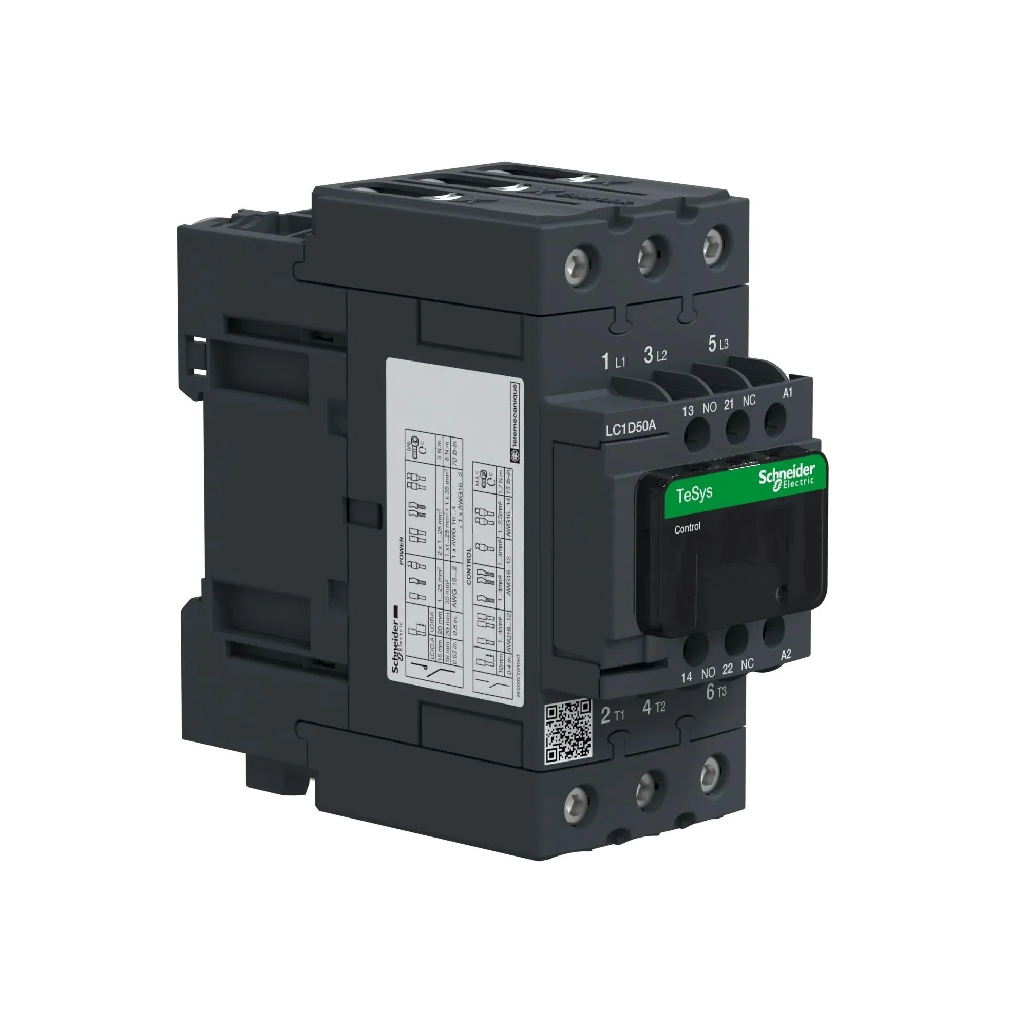 LC1D50AF7 - Square D - Contactor - Image 2