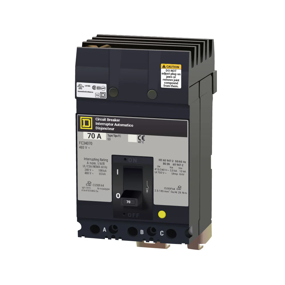 FC34070 - Square D - Molded Case Circuit Breakers - Image 2