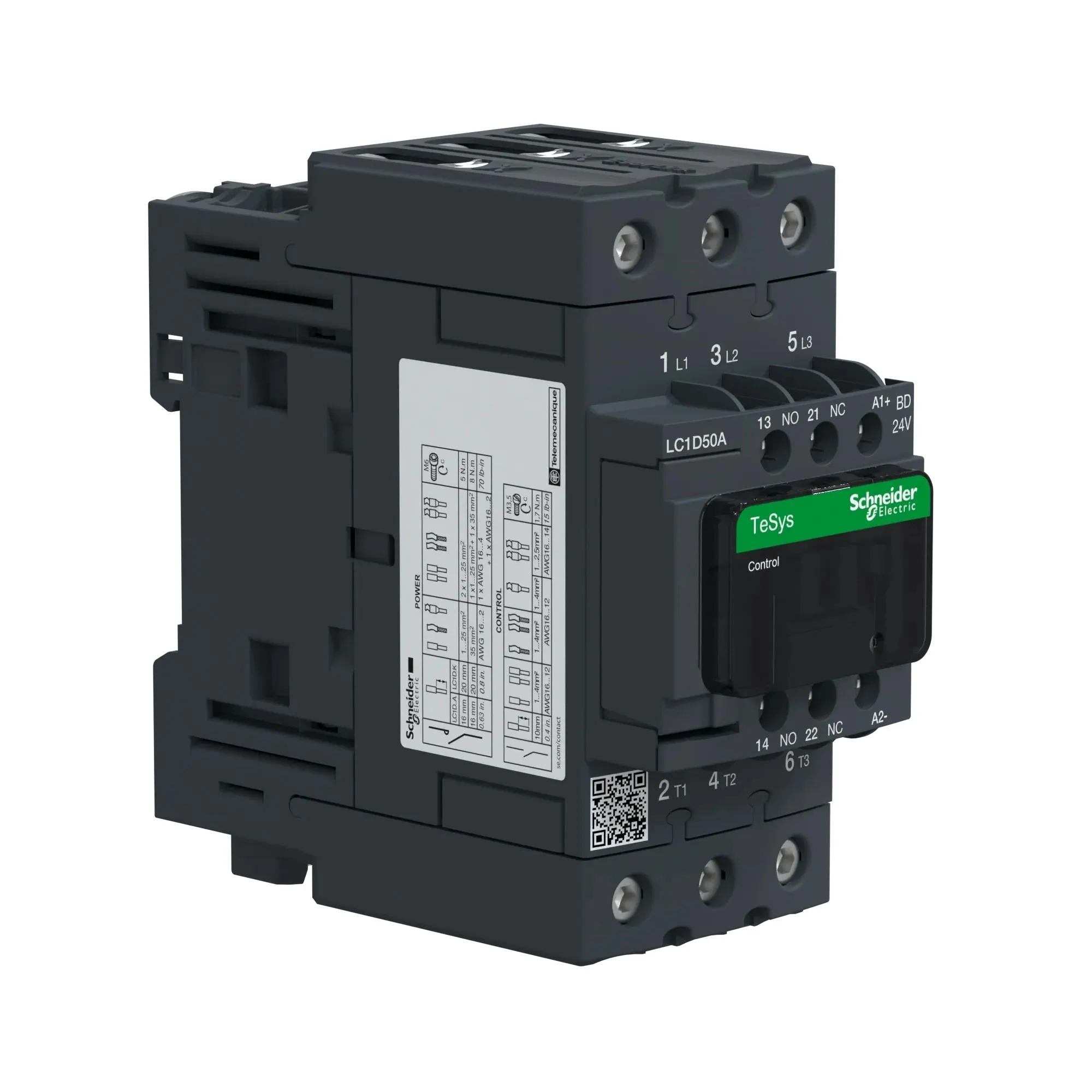 LC1D50ABD - Square D - Contactor - Image 3