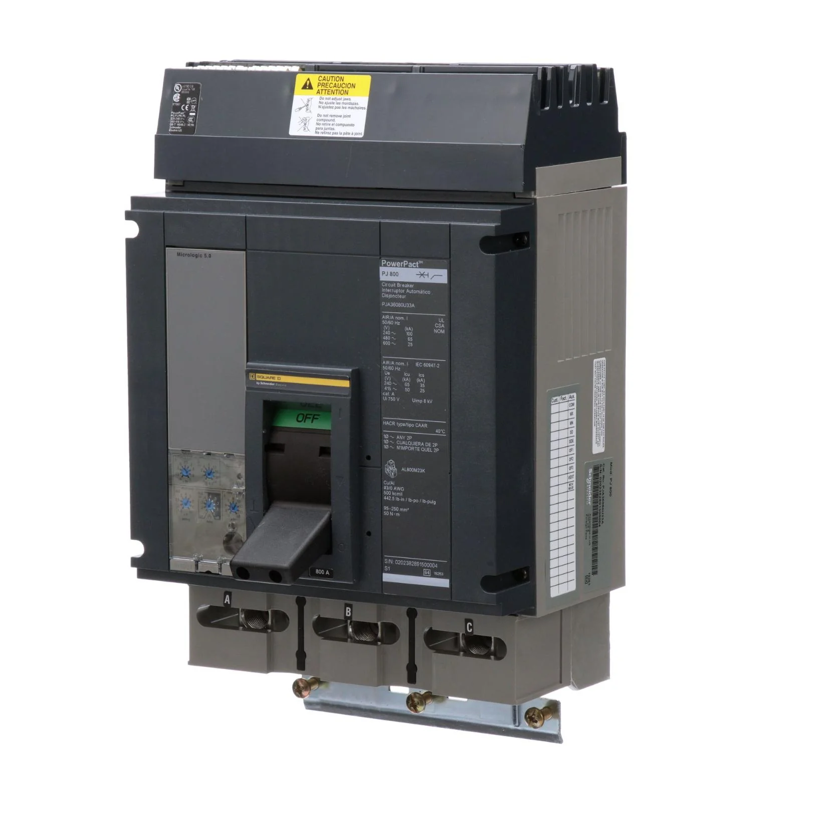 PJA36080U33A - Square D - Molded Case Circuit Breakers - Image 3