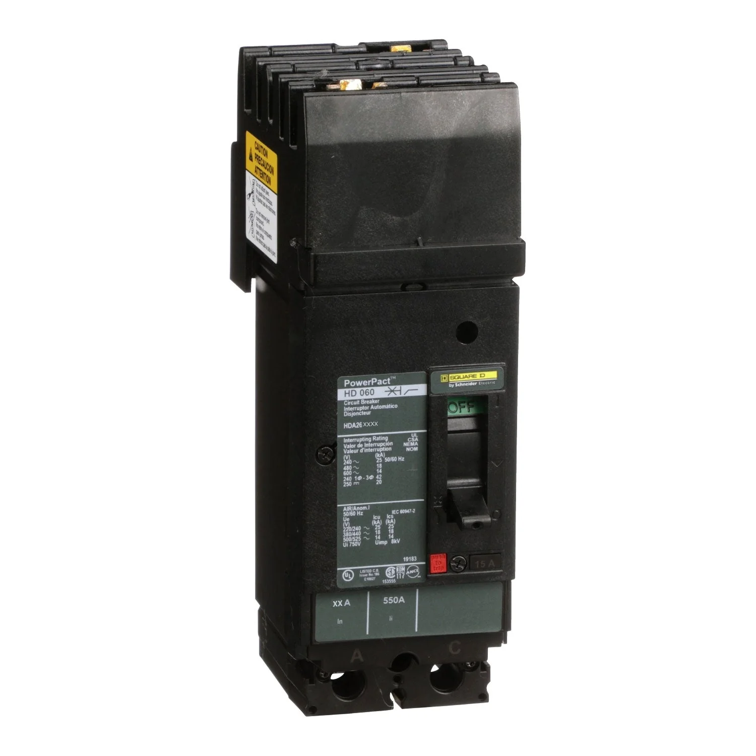 HDA260902 - Square D - 90 Amp Molded Case Circuit Breaker