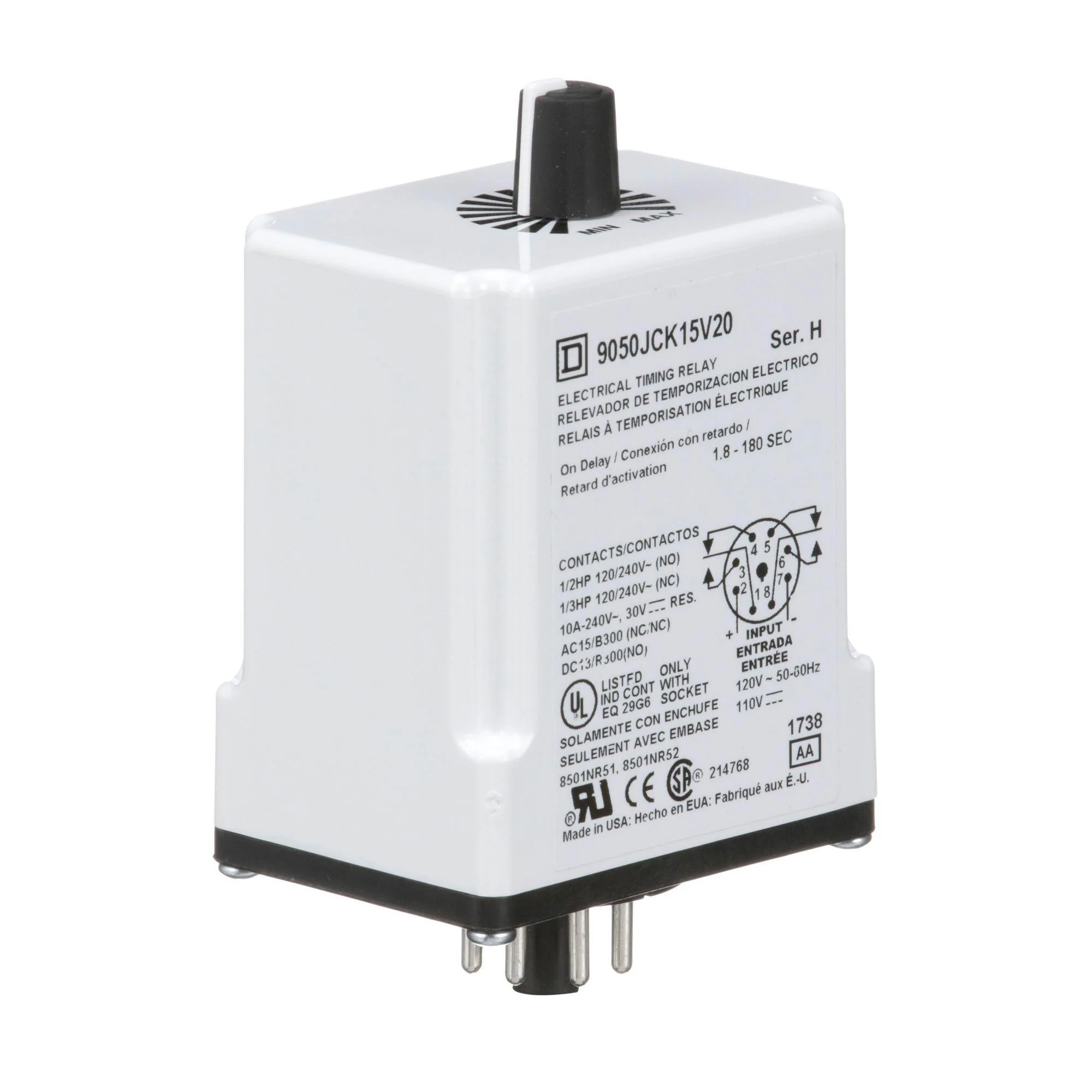 9050JCK15V20 - Square D - Automation Relay - Image 2