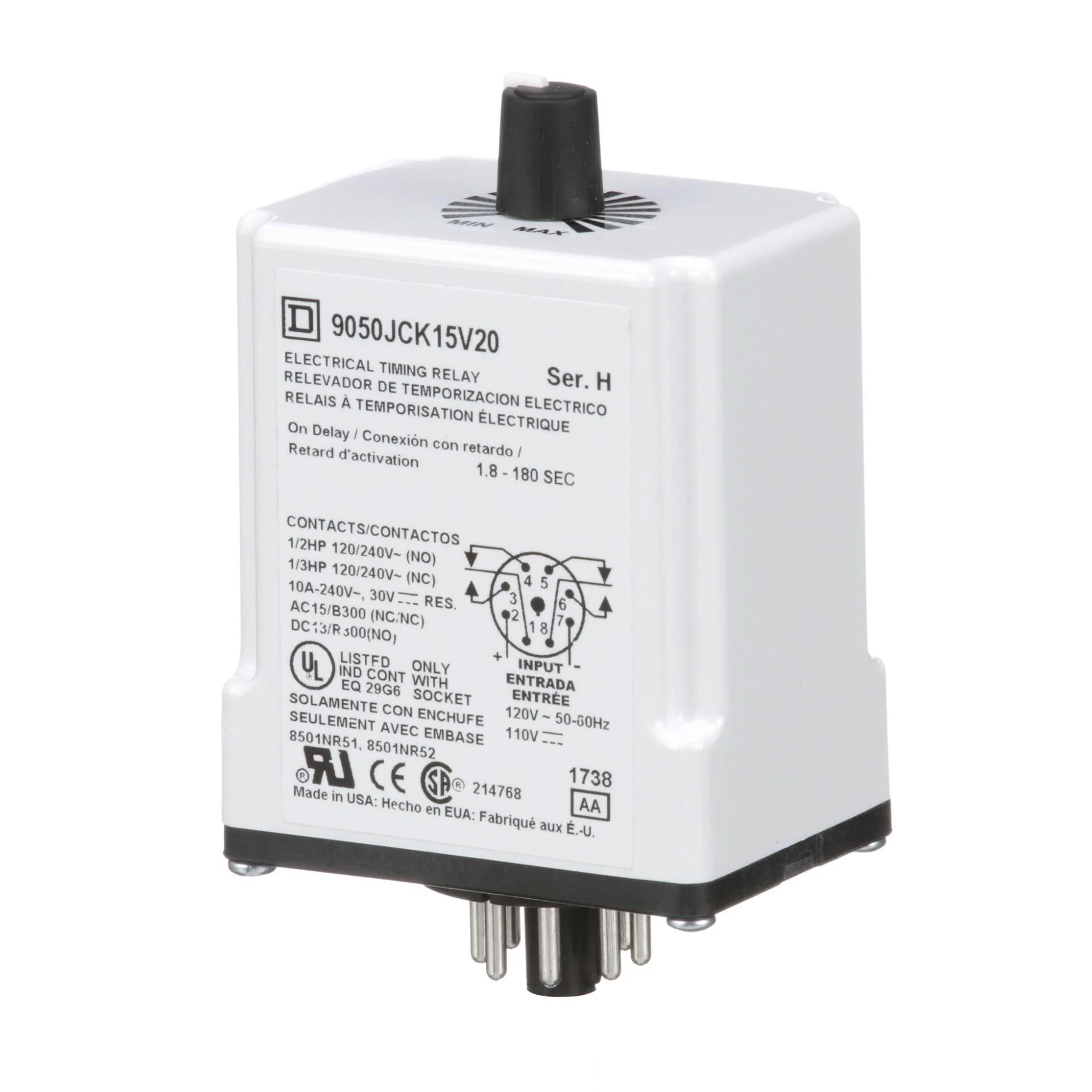 9050JCK15V20 - Square D - Automation Relay - Image 3