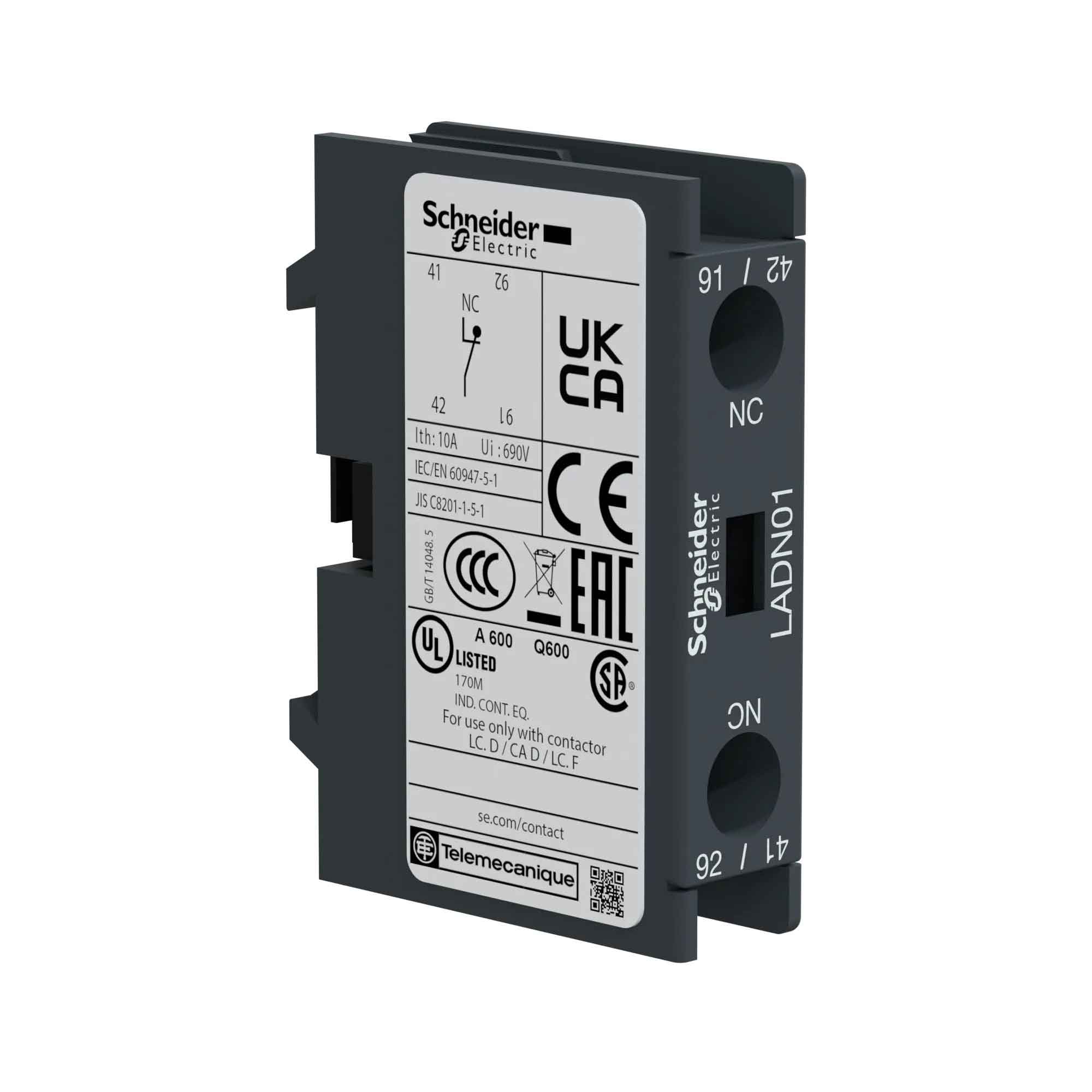 LADN01 - Square D - Auxiliary Contact Block - Image 2