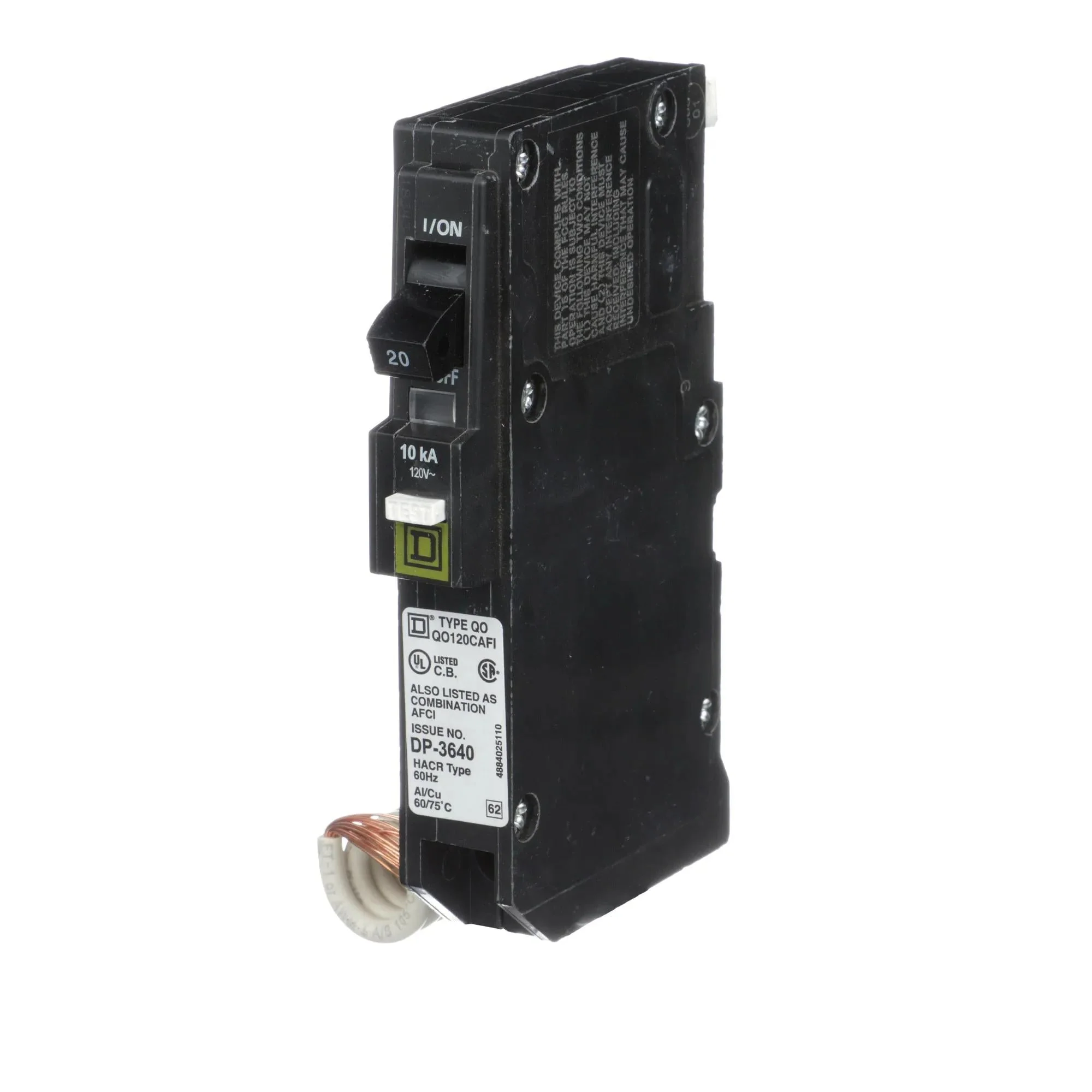 QO120CAFIC - Square D - Molded Case Circuit Breaker - Image 3