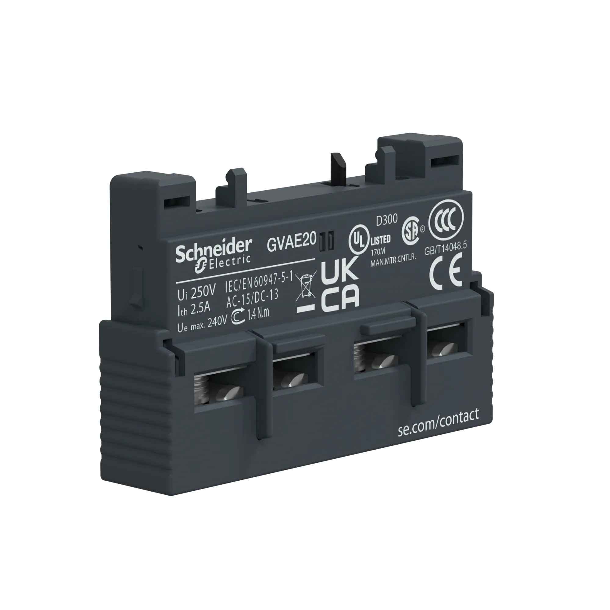 GVAE20 - Square D - Contactor And Motor Starter Auxiliary - Image 2