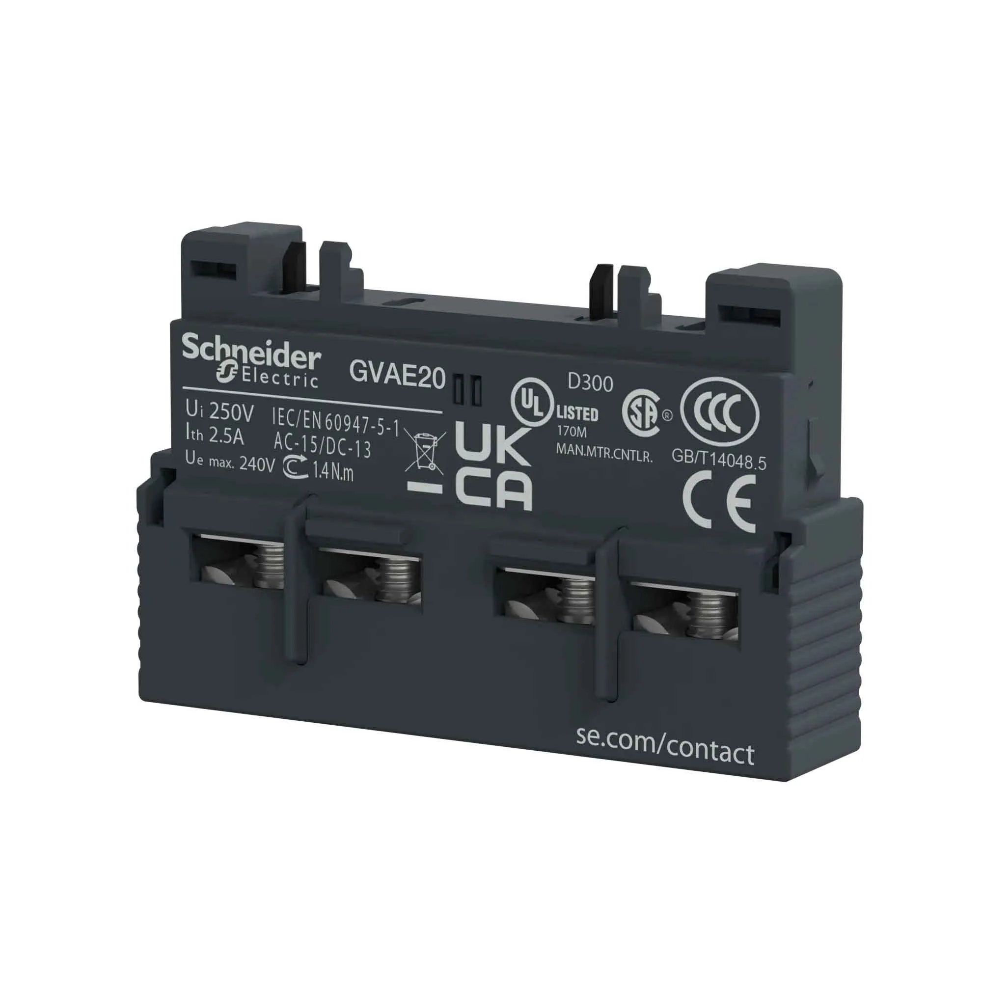 GVAE20 - Square D - Contactor And Motor Starter Auxiliary - Image 3