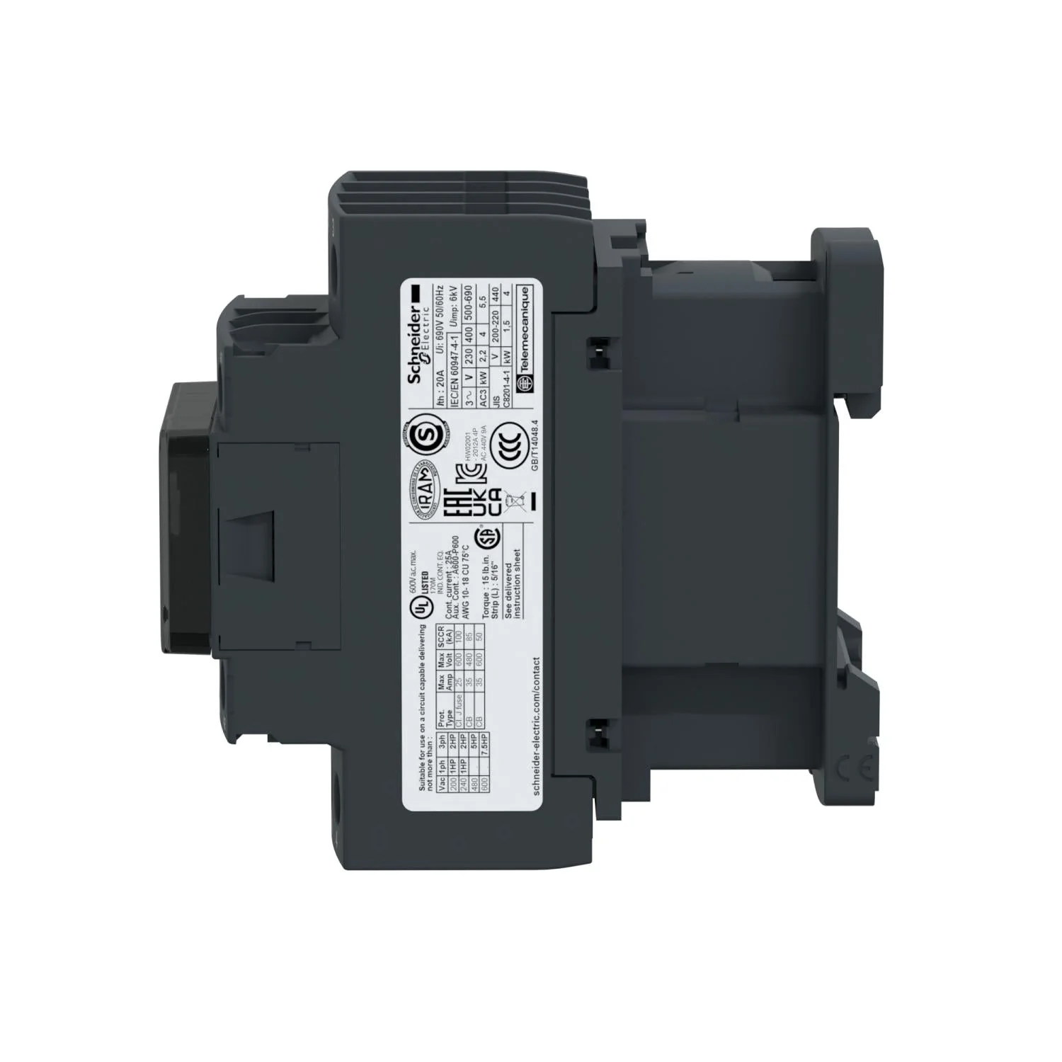 LC1D128G7 - Square D - Contactor - Image 4