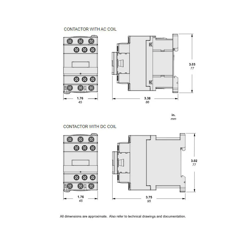 LC1D12B7 - Square D - Contactor - Image 5