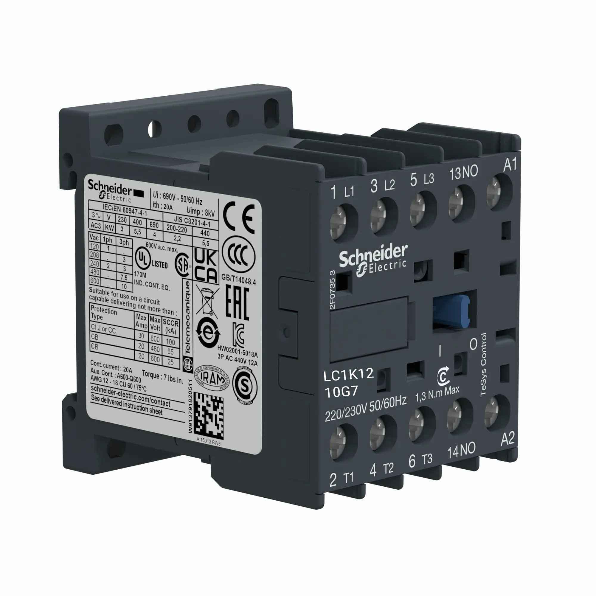 LC1K1210G7 - Square D - Contactor - Image 2