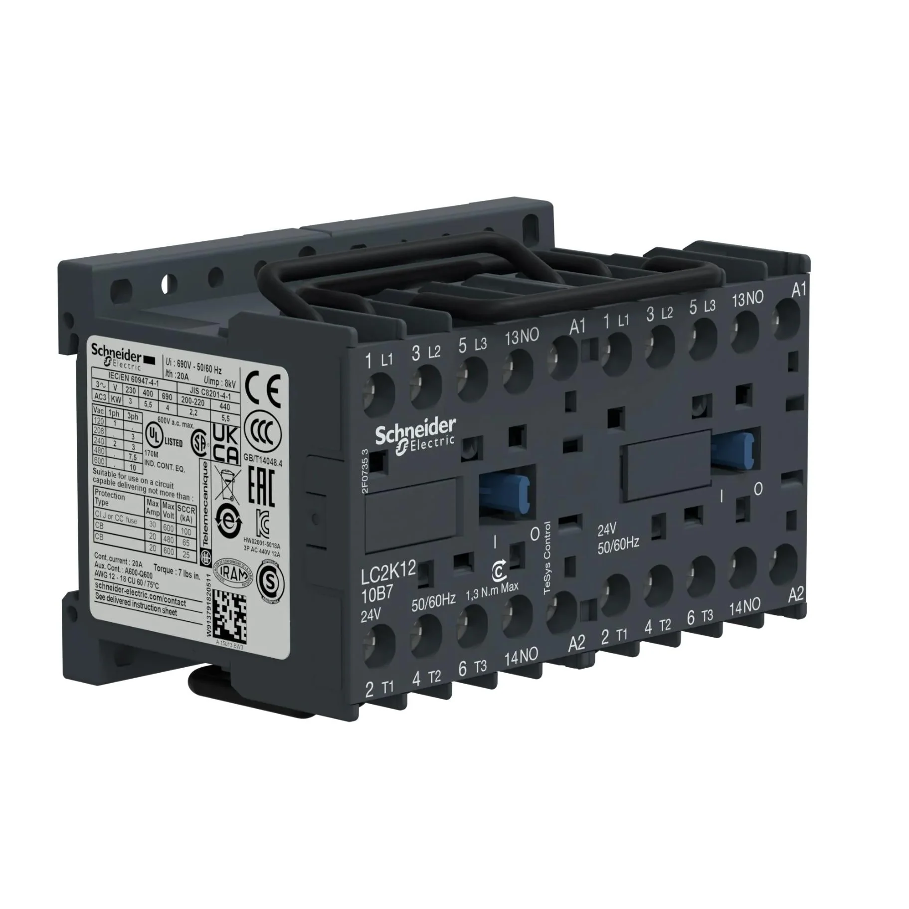 LC2K1210B7 - Square D - Contactor - Image 2