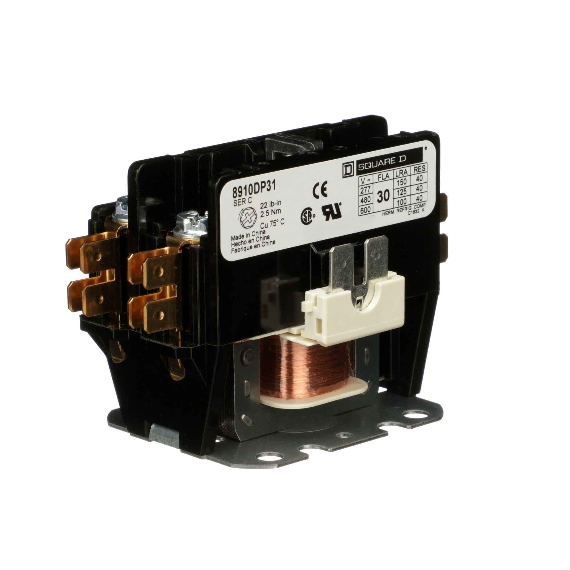 8910DP31V02 - Square D - Definite Purpose Contactor - Image 2