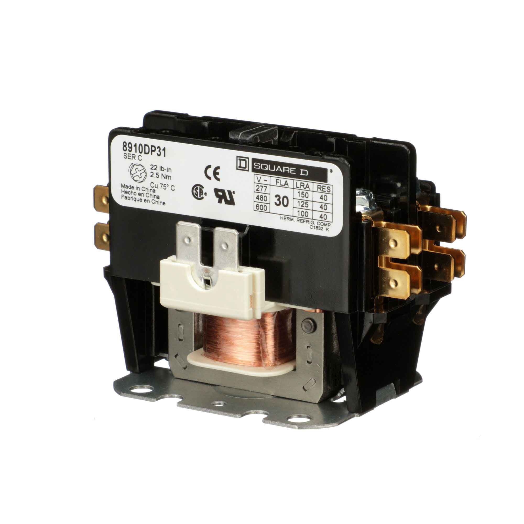 8910DP31V02 - Square D - Definite Purpose Contactor - Image 3
