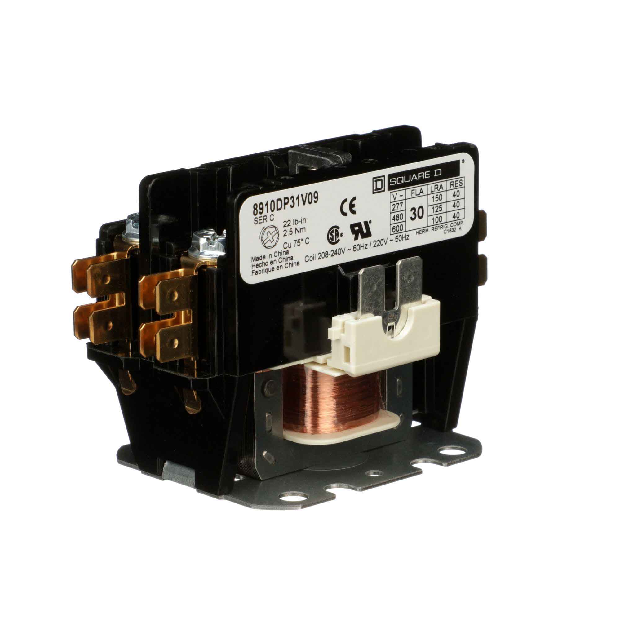 8910DP31V09 - Square D - Definite Purpose Contactor - Image 2