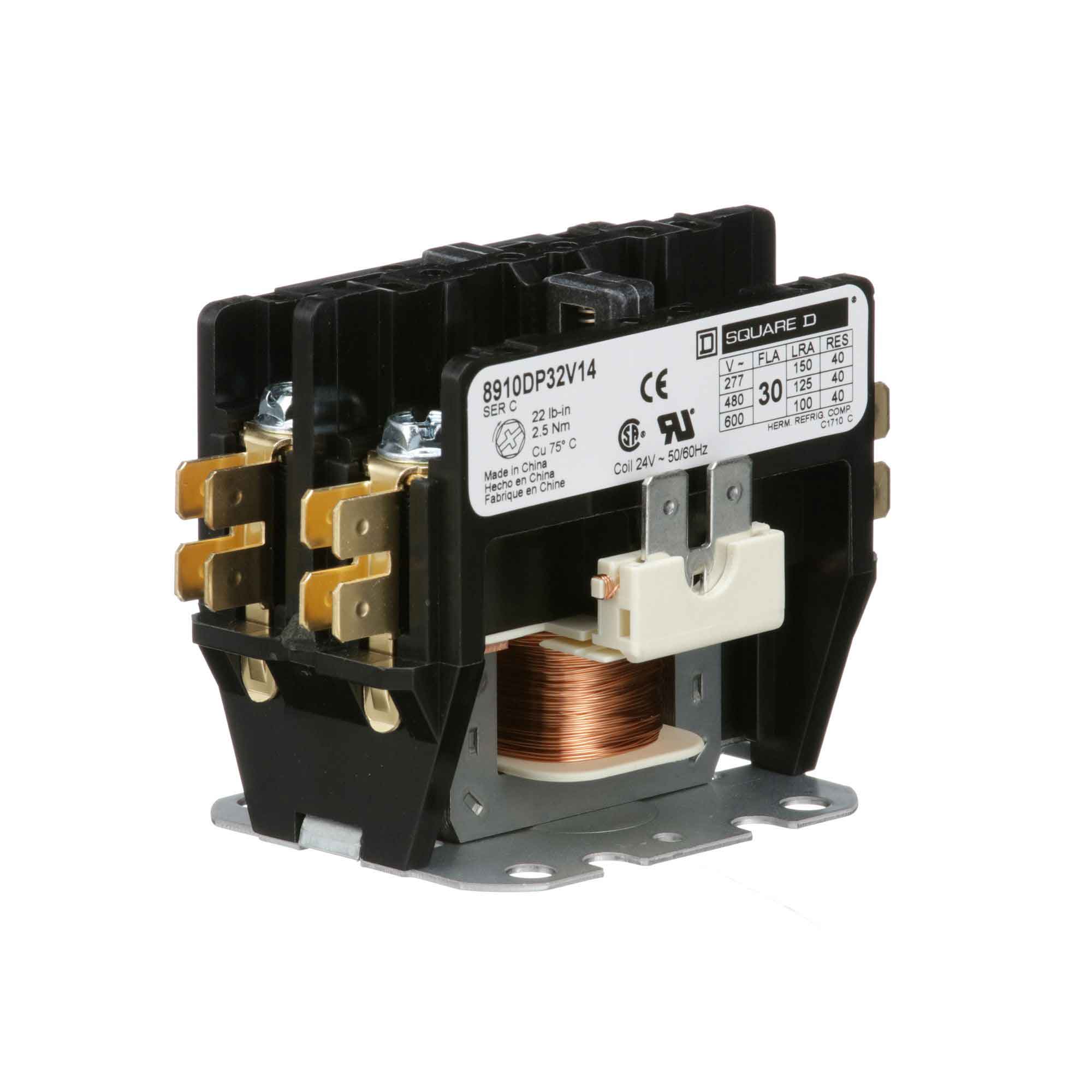 8910DP32V14 - Square D - Definite Purpose Contactor - Image 2