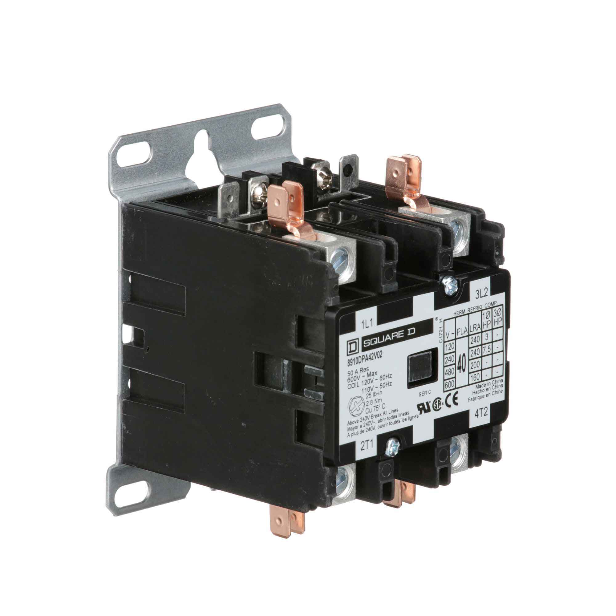 8910DPA42V02 - Square D - Definite Purpose Contactor - Image 2