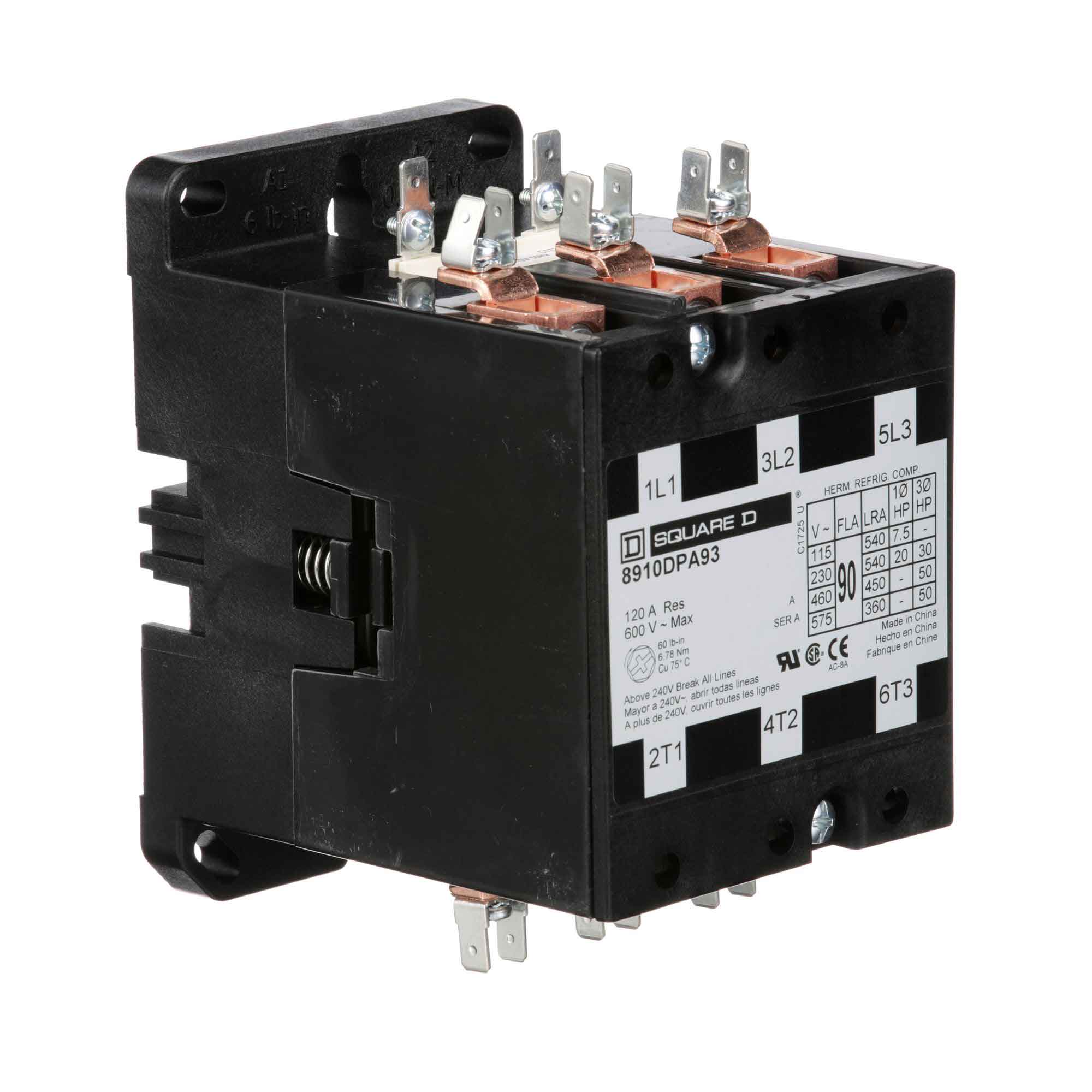 8910DPA93V06 - Square D - Definite Purpose Contactor - Image 2