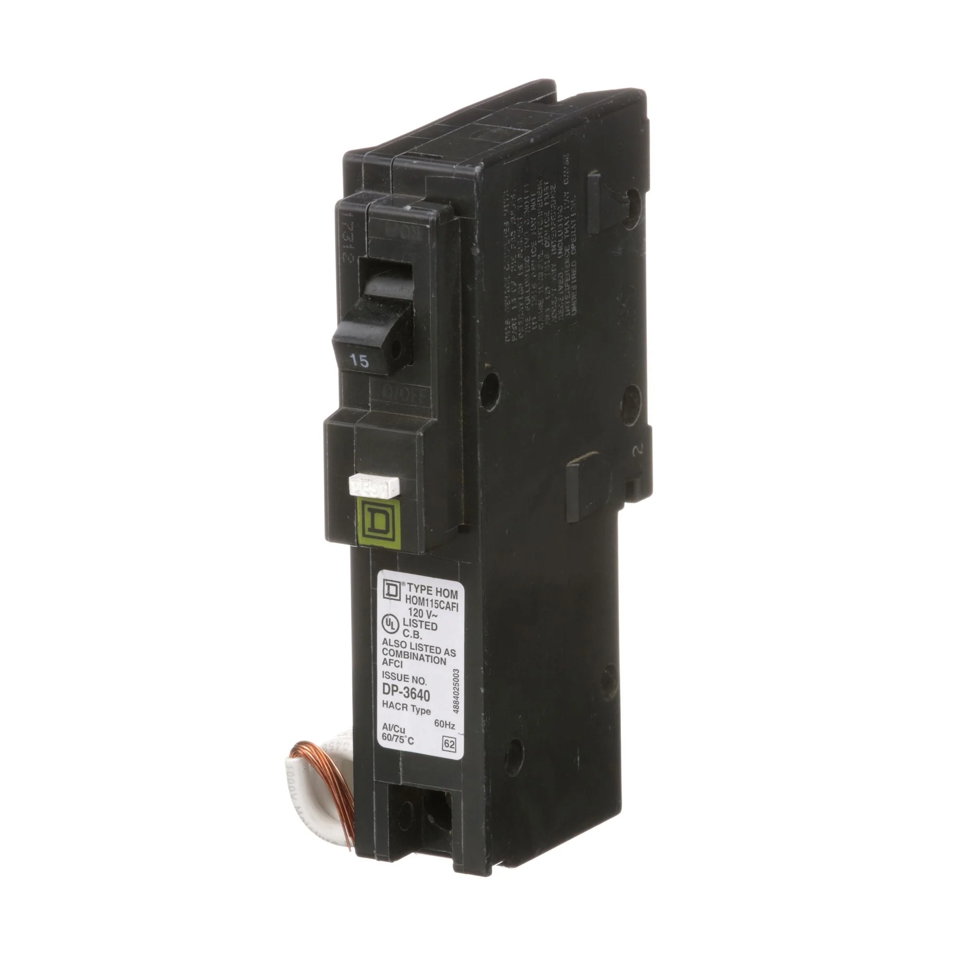HOM115CAFI - Square D Homeline - Arc Fault (AFCI) Circuit Breaker - Image 3