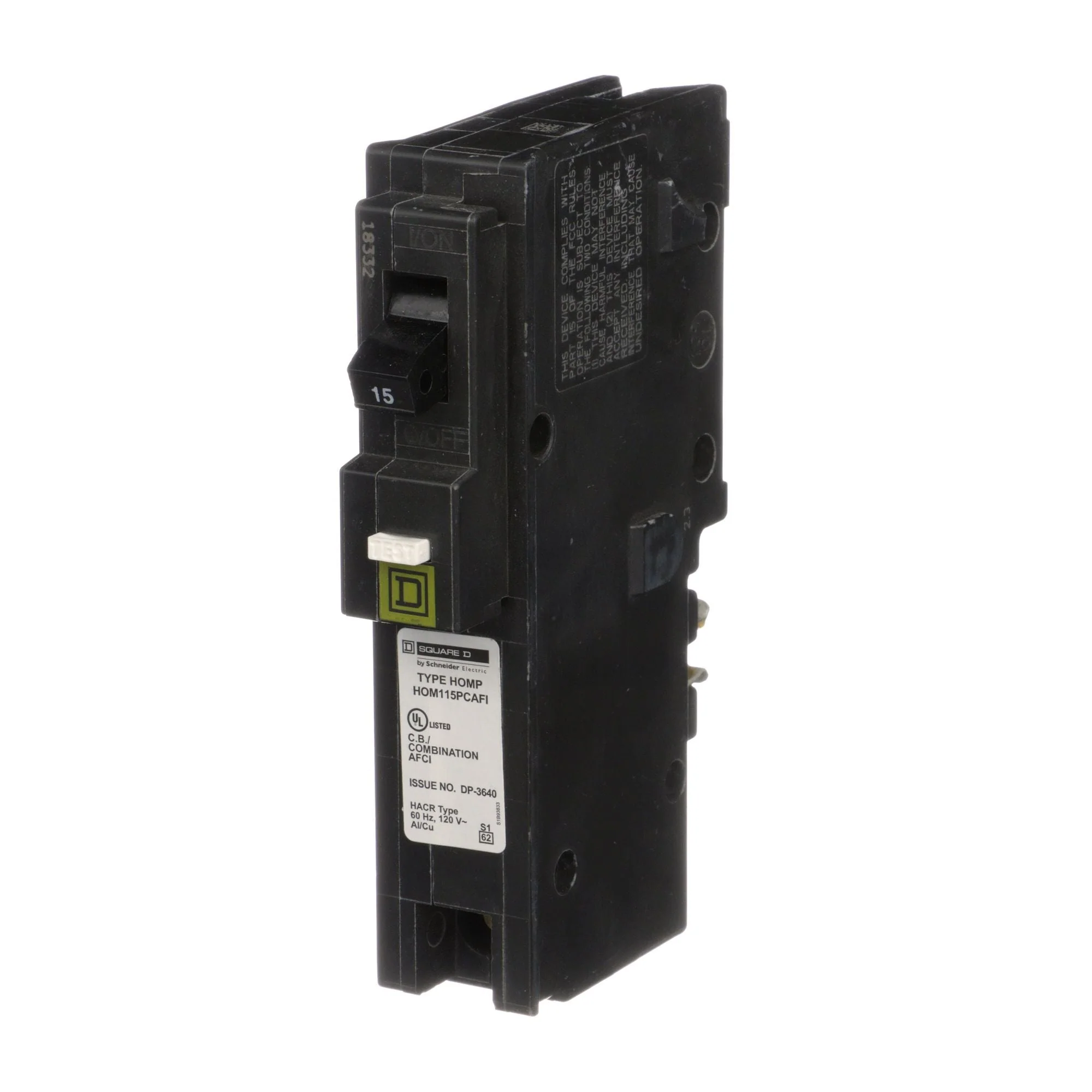 HOM115PCAFI - Square D Homeline - Arc Fault (AFCI) Circuit Breaker - Image 3
