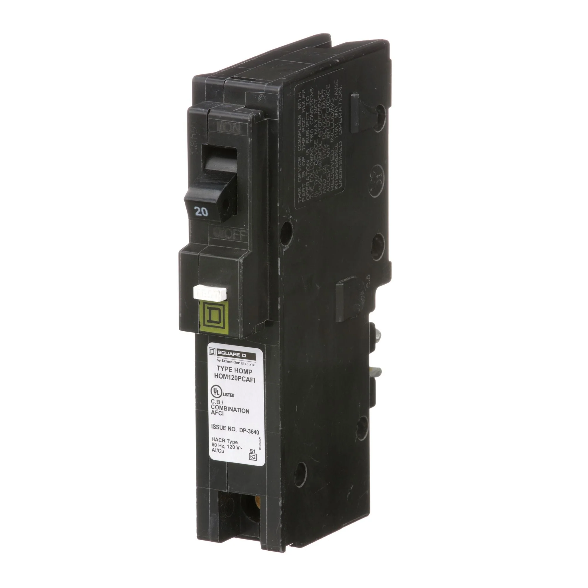 HOM120PCAFI - Square D Homeline - Arc Fault (AFCI) Circuit Breaker - Image 3