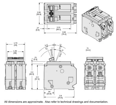 HOM250CP - Square D Homeline - Circuit Breaker - Image 5