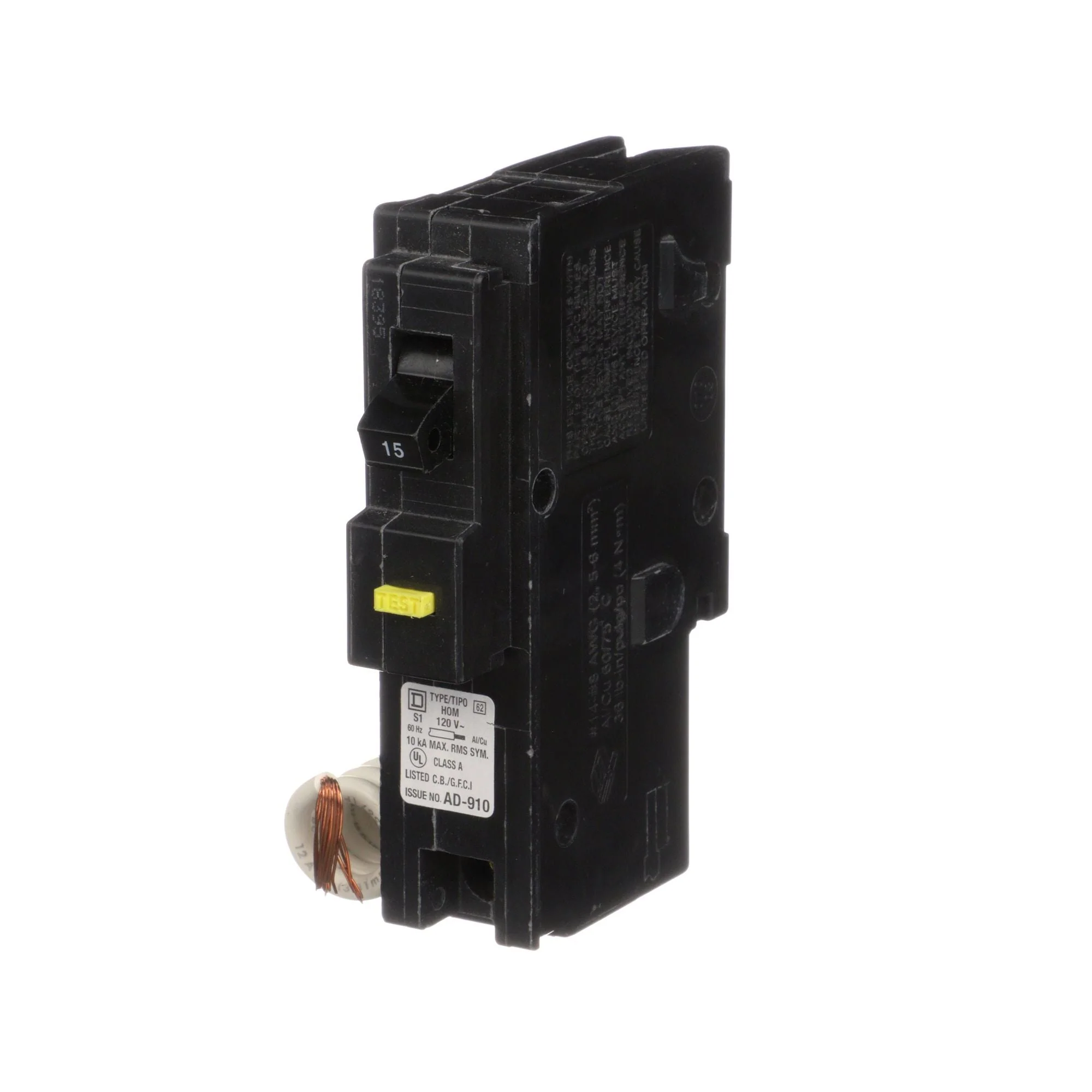 HOM115GFI - Square D Homeline - GFCI Circuit Breaker - Image 3