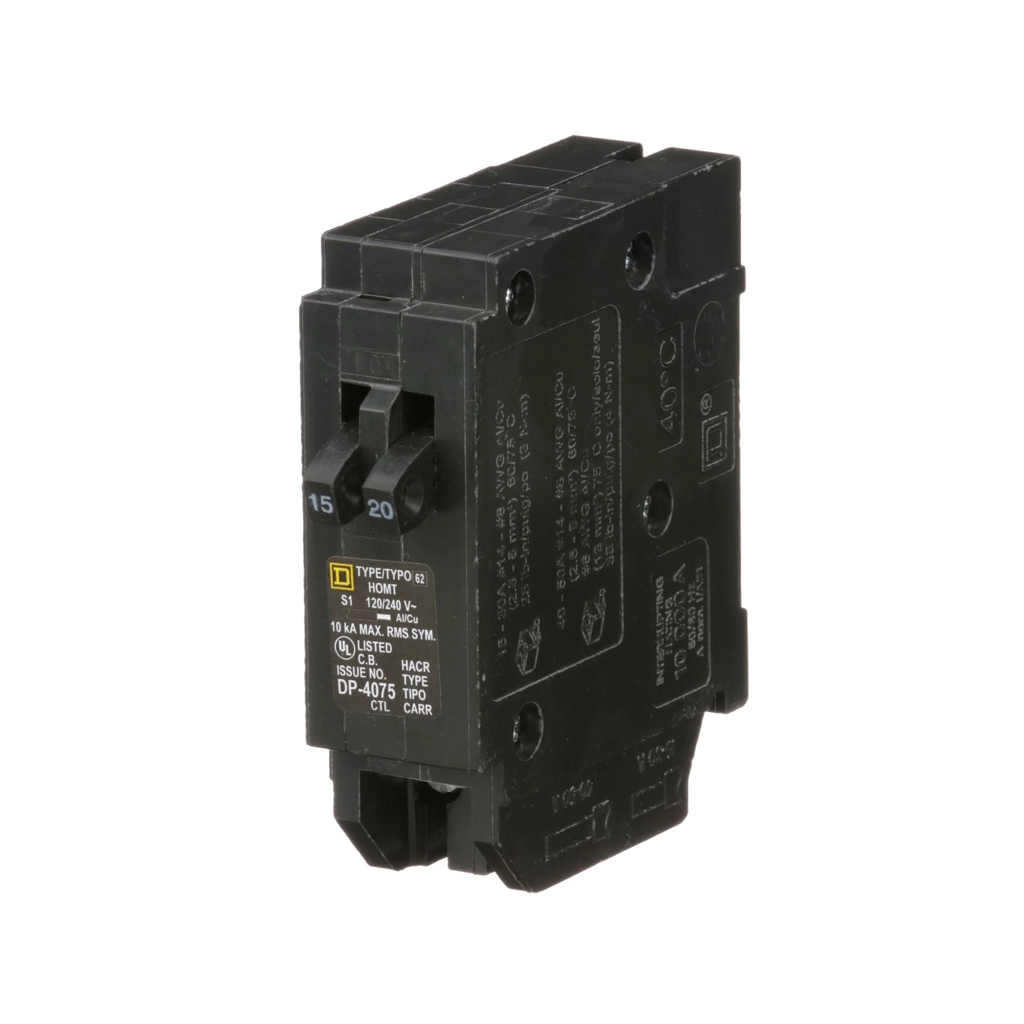 HOMT1520 - Square D Homeline - Tandem Circuit Breaker - Image 3