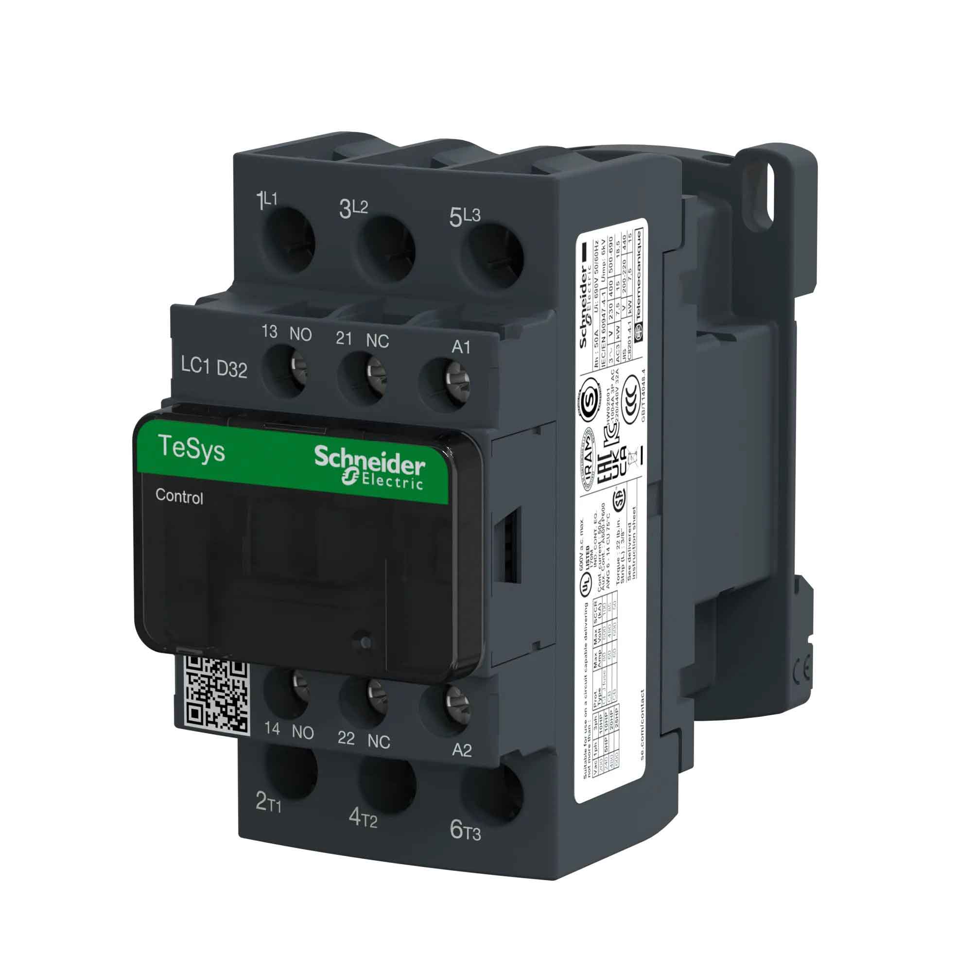 LC1D32U7 - Square D - Magnetic Contactor - Image 3