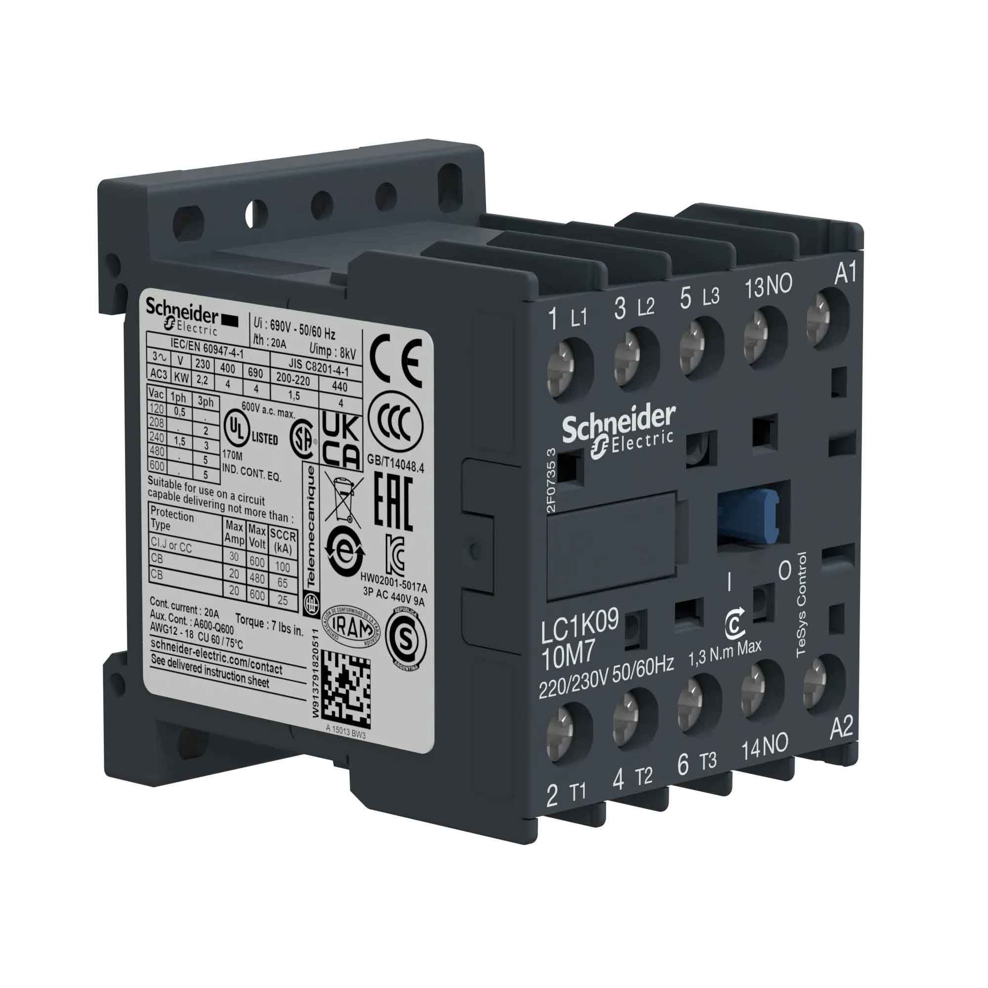 LC1K0910G7 - Square D - Magnetic Contactor - Image 2