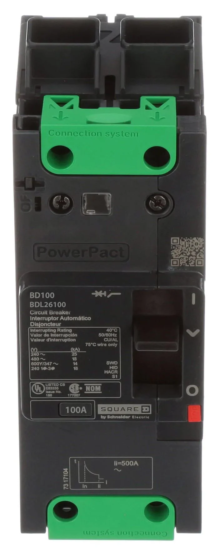 BDL26100 - Square D - Molded Case Circuit Breaker