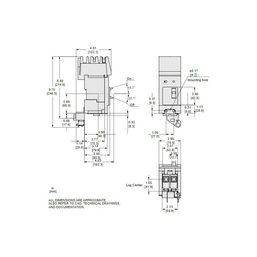 BGA261252 - Square D - Molded Case Circuit Breaker - Image 5