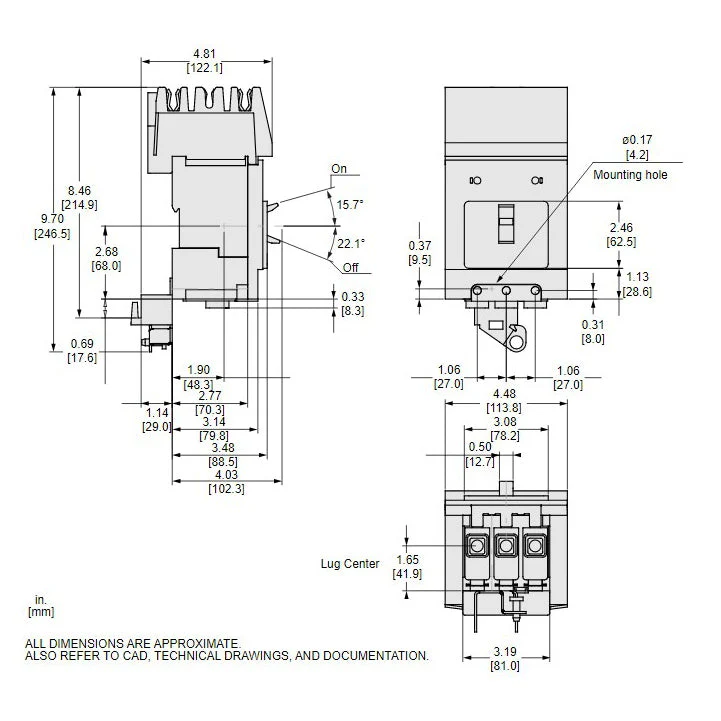 BJA36020 - Square D - Molded Case Circuit Breaker - Image 5