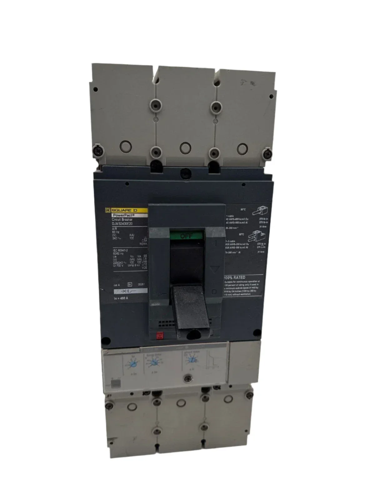 DJM32400E20 - Square D - Molded Case Circuit Breaker