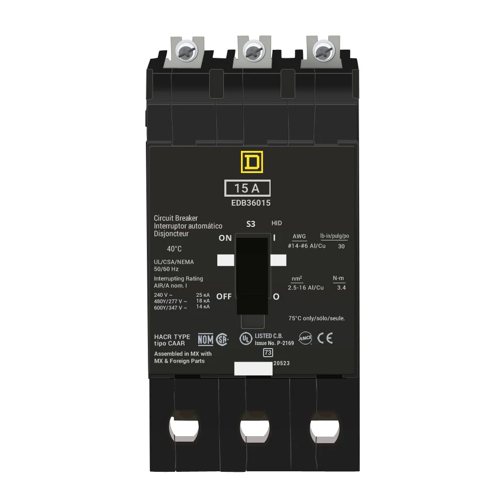 EDB36015 - Square D - Molded Case Circuit Breaker