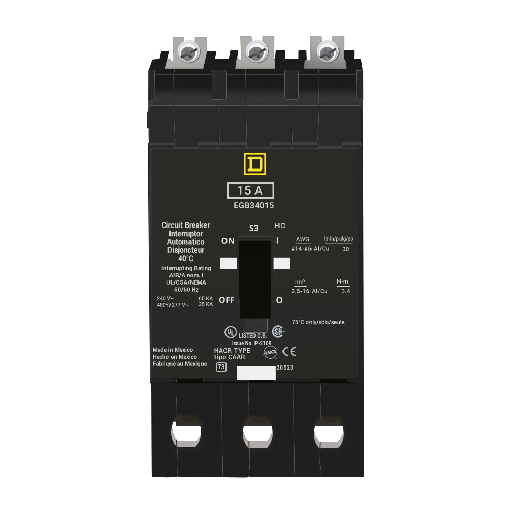 EGB34015 - Square D - Molded Case Circuit Breaker