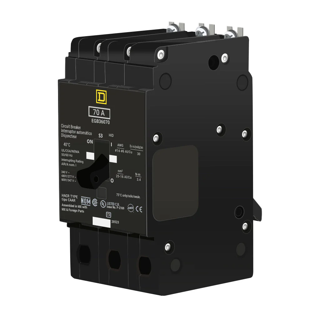 EGB36070 - Square D - Molded Case Circuit Breaker - Image 2