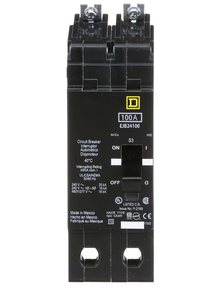 EJB24100 - Square D - Molded Case Circuit Breaker